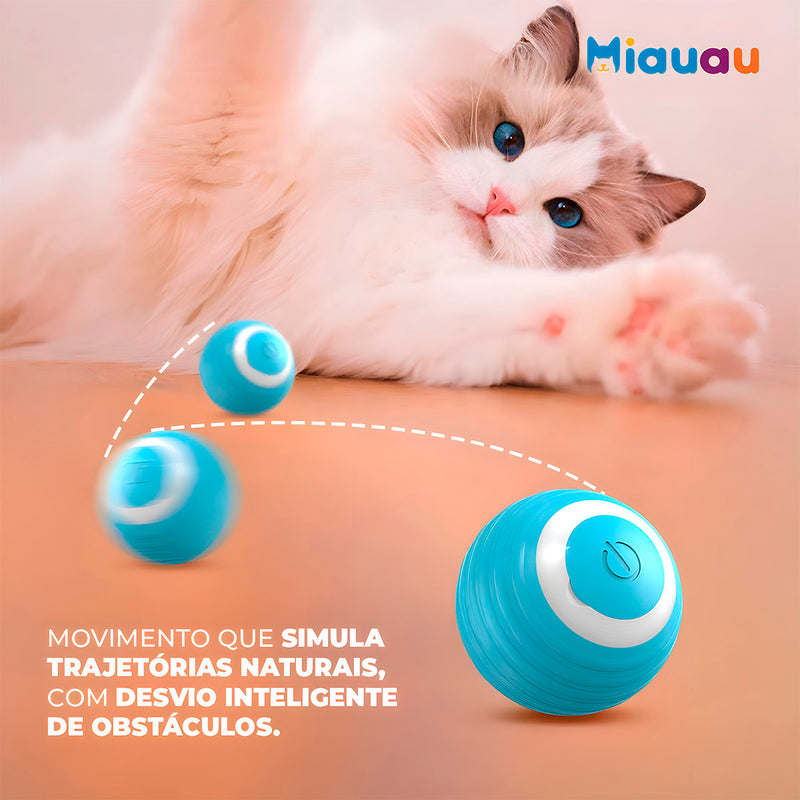 Bolinha Interativa para Gatos com Rolamento Automático